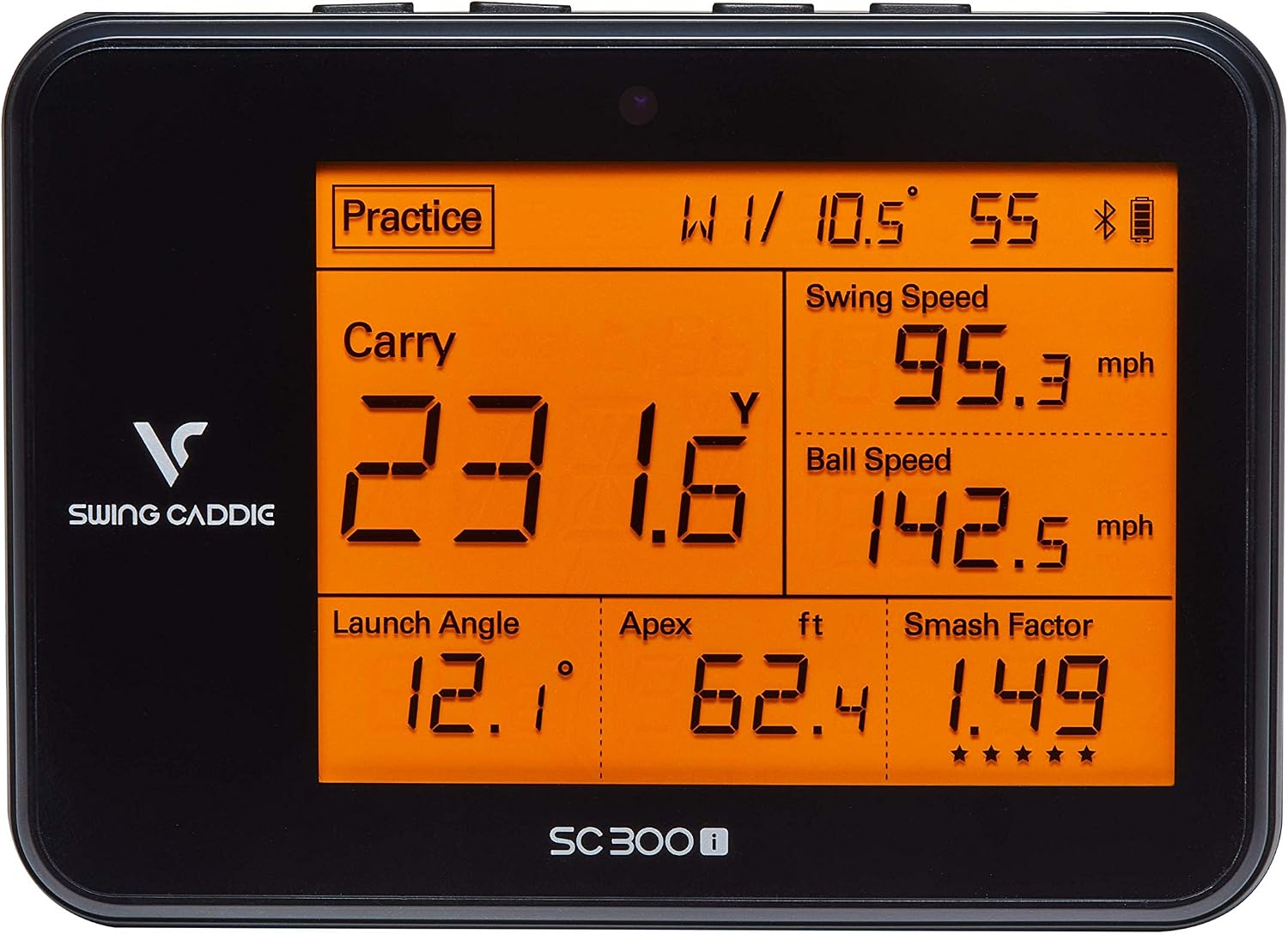 Voice Caddie Portable Golf Launch Monitor and Swing Analyzer with Real-Time Shot Data Tracking | Ideal Golf Swing Trainer/Training Equipment for Indoor & Outdoor | Up to 20 Hours Battery Life