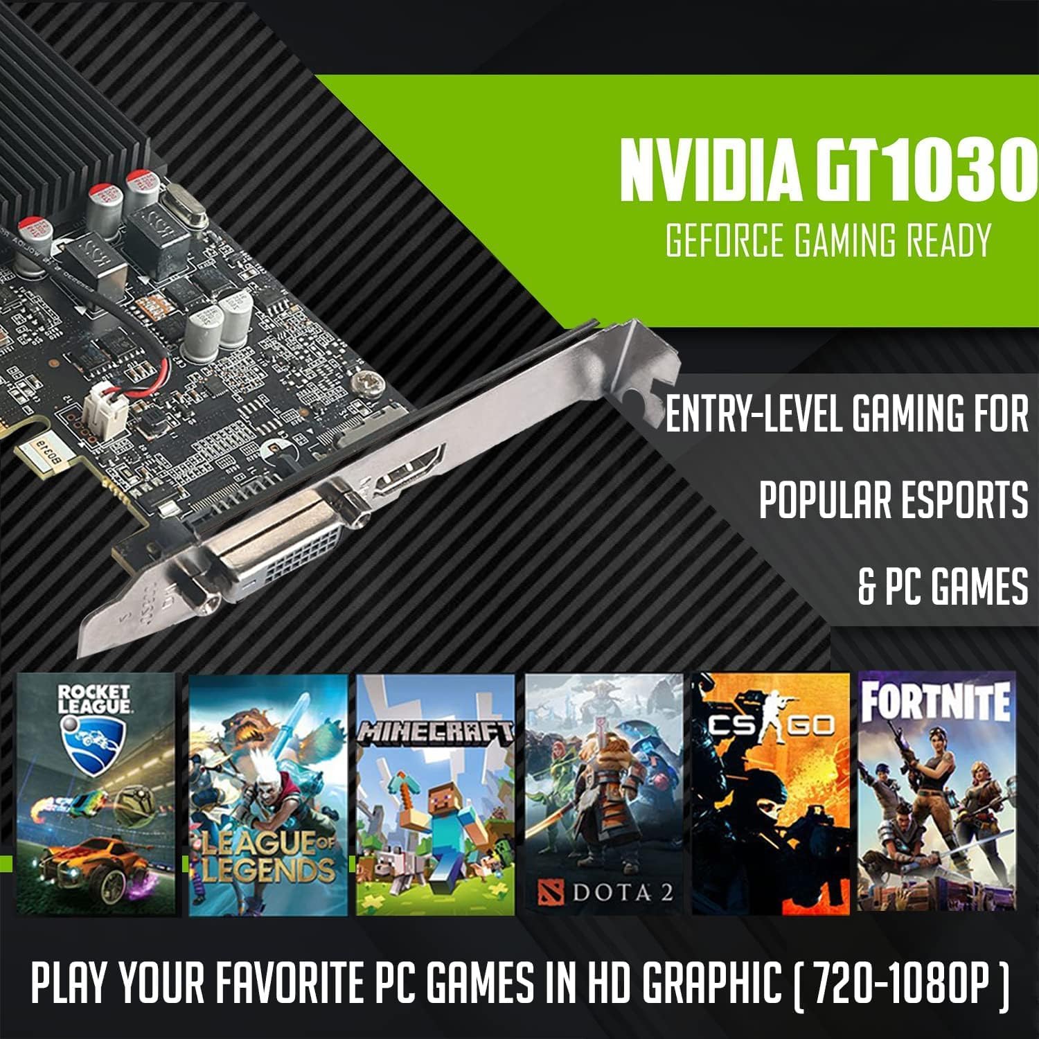 Dell Desktop PC Gaming Bundle - Intel Core i7, 16GB RAM, 512GB SSD, 24-inch Monitor, GT 1030, RGB Keyboard with AI-Enabled Copilot Key, Mouse, RGB Headphone, Webcam, Wi-Fi, Windows 11 Pro (Renewed)