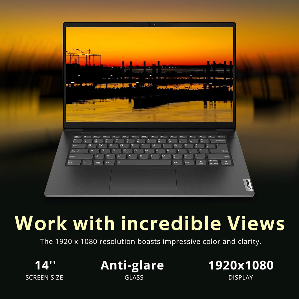 Lenovo V14 14' FHD Business Laptop, Intel i7-13620H, 40GB DDR4 RAM, 1.16TB Storage(1TB SSD+160GB Docking Station Set), Intel UHD Graphics, Wi-Fi 6, 720p HD Camera, Win 11 Pro, Black