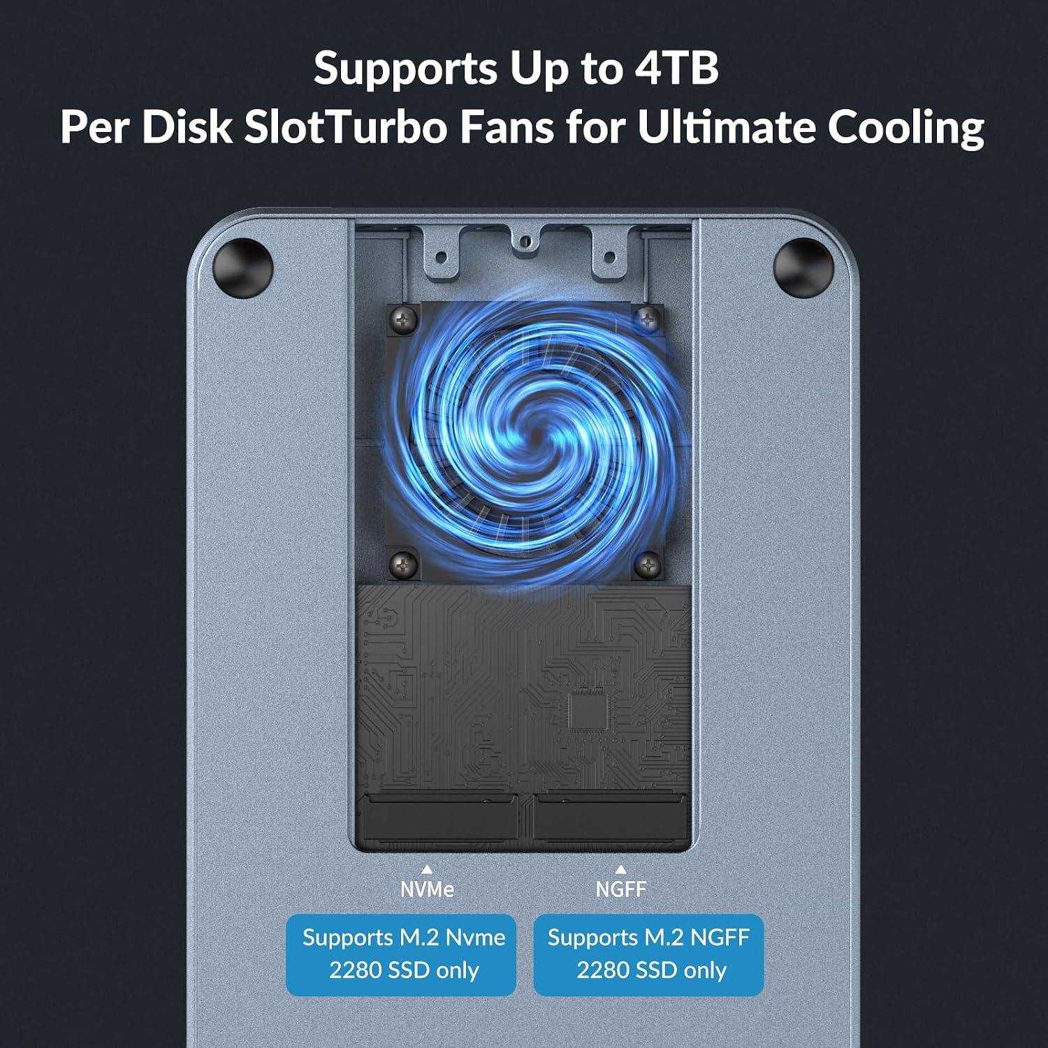 10 in 1 Docking Station with Thunderbolt 3 Port, 2X USB 3.1 Gen1, 2X USB 3.1 Gen2, PD 60W, 8K@60Hz DP, 3.5 Audio/Mic, Ethernet, 120W DC in, NVMe and SATA M.2 SSD Enclosure