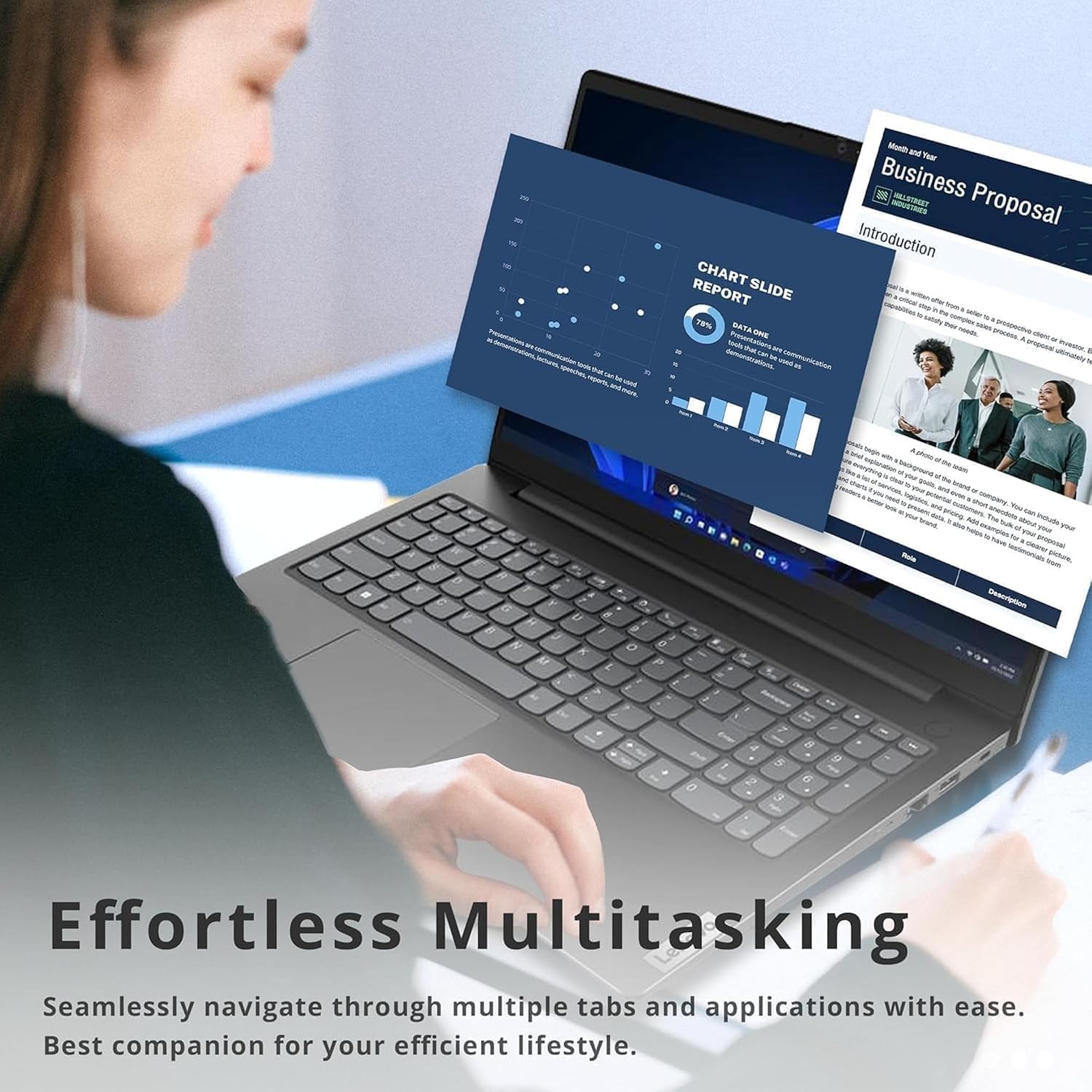 Lenovo V15 AI-Powered Business Laptop • Copilot Ready • 16GB RAM • 1TB PCIe SSD • 15.6 FHD Display w/Low-Blue Light • HDMI • Long Battery Life • Ethernet Port • Intel Processor • Win 11 Pro