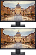 Dell E2420H 24 Inch FHD (1920 x 1080) LED Backlit LCD IPS Monitor with DisplayPort - VGA Ports 2-Pack (25WFD)