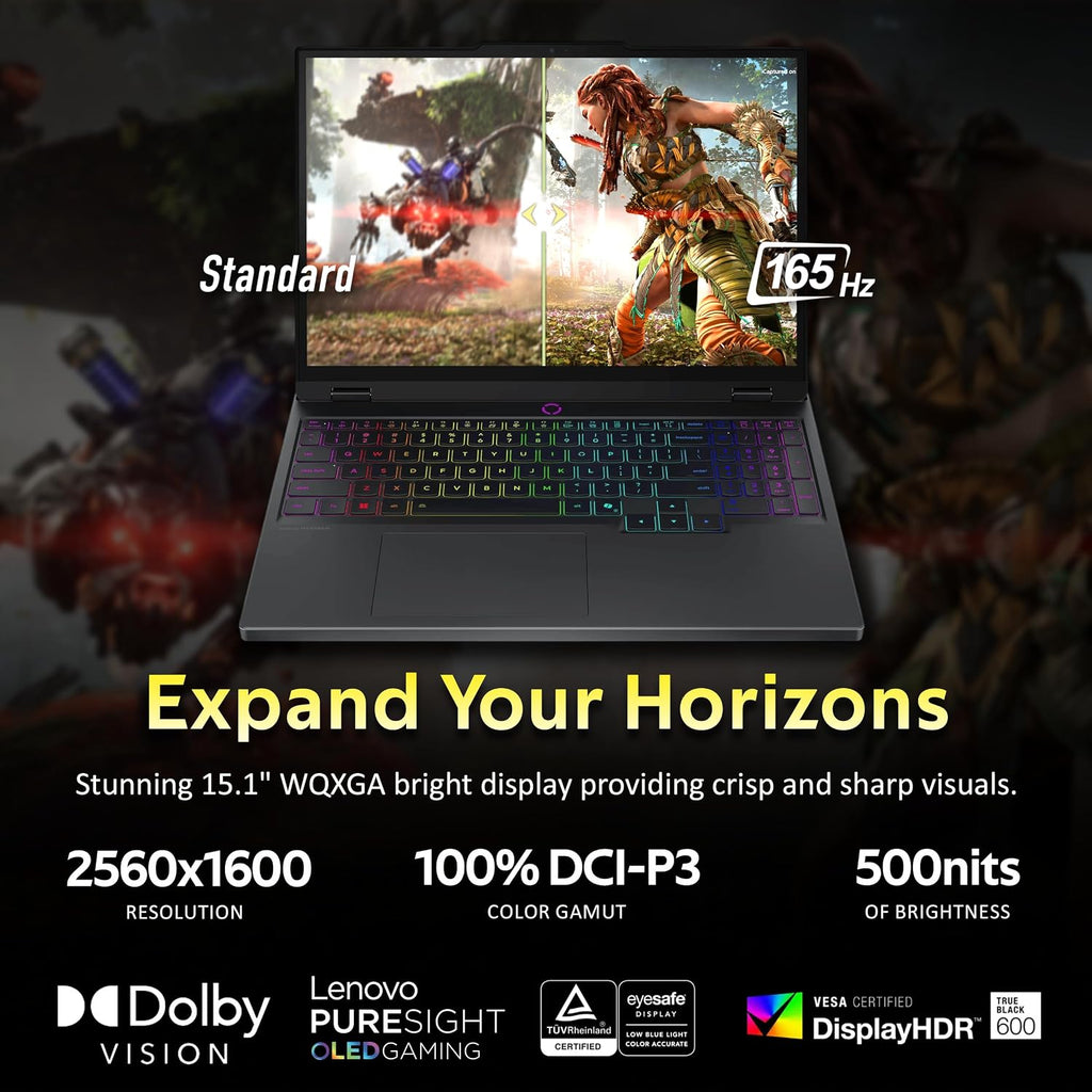 Lenovo Legion Pro 5i 16' WQXGA 165Hz Gaming Laptop, Intel 20-core Ultra 7 255HX (Beats Intel i9-14900HX), GeForce RTX 5070, 16GB DDR5, 1TB SSD, Backlit Keyboard, Win11 Pro, Black, 1TB Docking Station