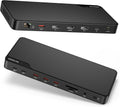 MOKiN Thunderbolt 4 Dock - 16 Ports, Laptop Docking Station Dual Monitor for MacBook, Docking Station 3 Monitors for Windows with 150W DC Power,TB4 Cable,2.5 Gigabit Ethernet（Thunderbolt™ Certified）