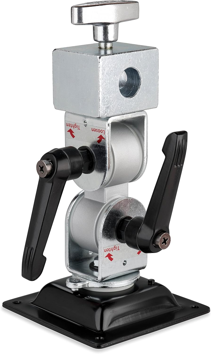 Kupo Monitor Arm, Heavy Duty VESA Mount with Baby Receiver for Displays up to 17.6lb on Light Stands in Photography and Video Production (KG010412)