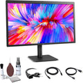 LG 27MD5KL-B Ultrafine 5K Display - Bundle - 27-Inch 16:9 5K (5120 x 2880) IPS Monitor, 500 cd/m Brightness, Thunderbolt 3 / USB Type-C Inputs, MacOS Compatibility with Screen Cleaning Set