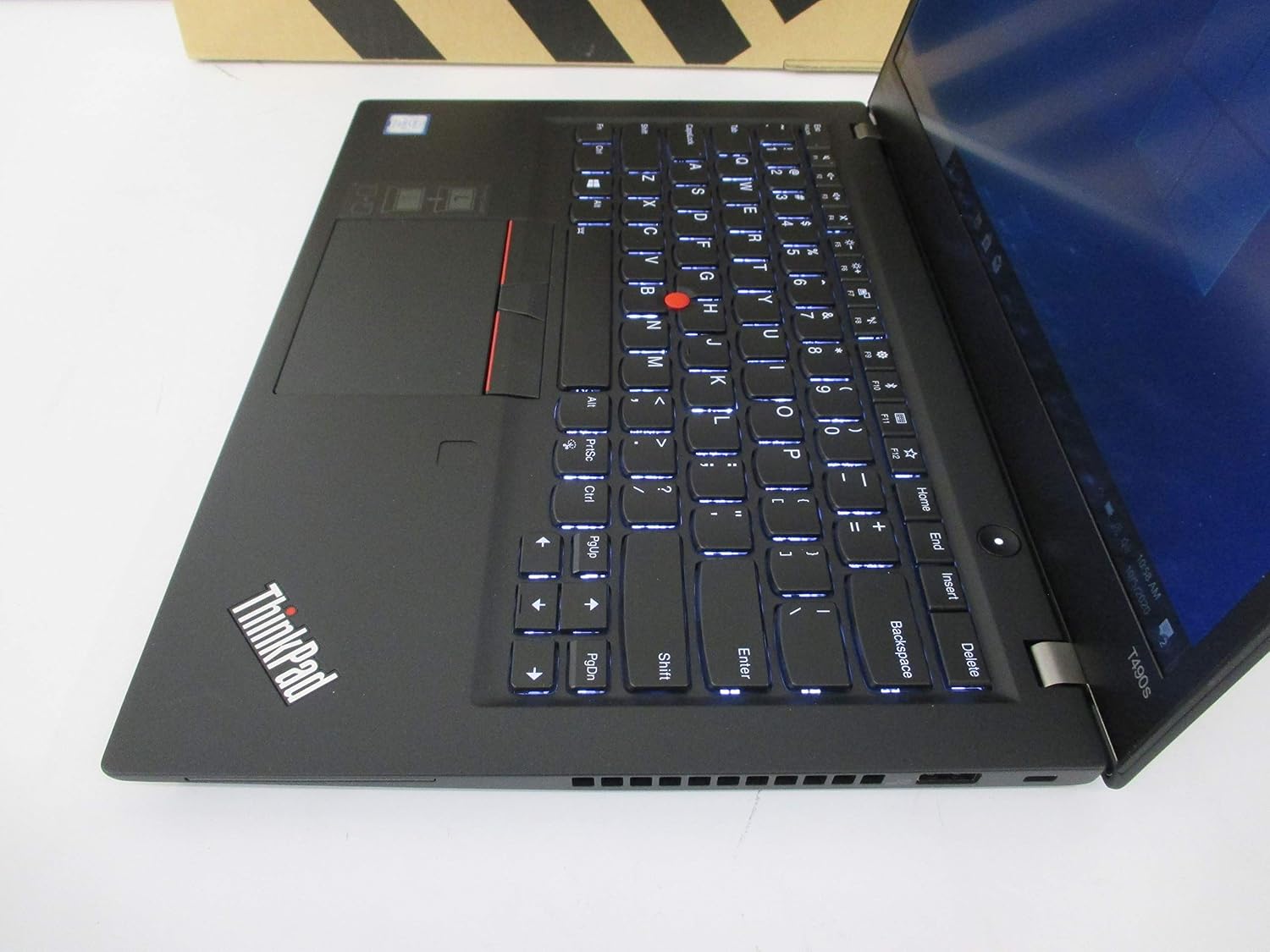 Lenovo ThinkPad T490s Laptop, Intel Core i7-8665U, 16GB RAM, 512GB SSD, windows 11 Pro 64-bit (20NX0072US) (Renewed)