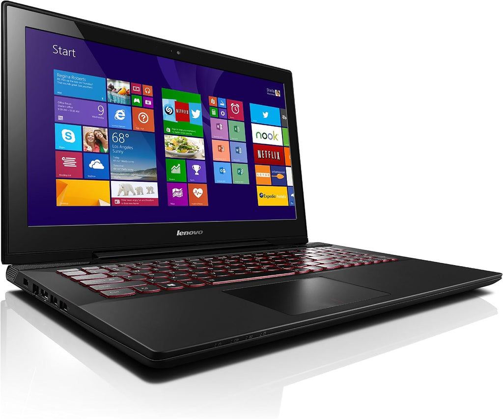Lenovo Y50 59441400 Gaming Laptop (Windows 8, Intel Core i7-4720HQ, 15.6' LED-lit Screen, Storage: 16 GB, RAM: 16 GB) Black