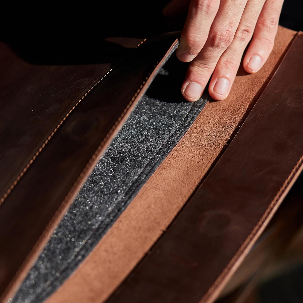 Leather Laptop Case Made for MacBook Pro M4 14 inch Sleeve - Brown PC Case Compatible with MacBook Pro 14' M1 M2 M3 M4 Max A2442 A2779 A2992 A2918 A3402 2023 2024 2025 Genuine Vintage Leather, Brown