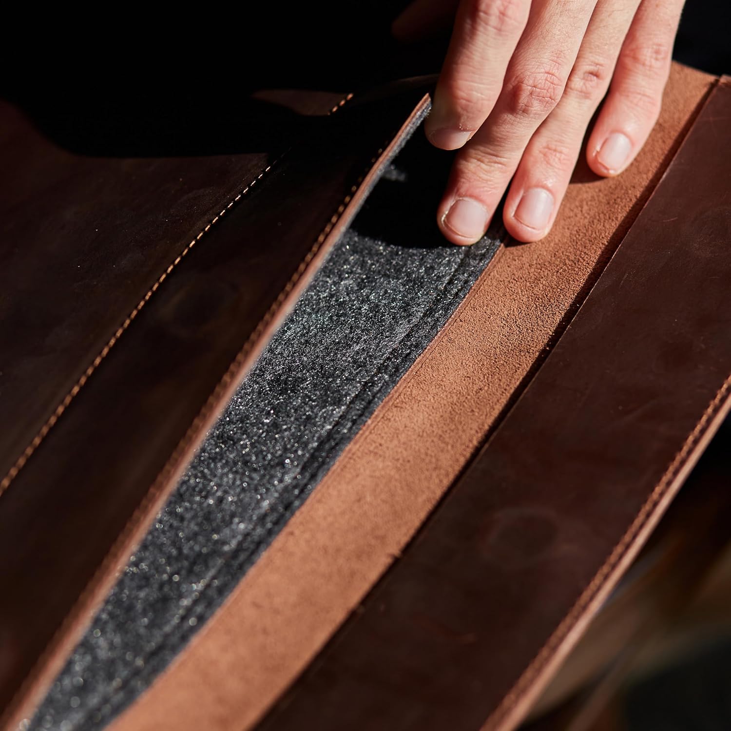 Leather Laptop Case Made for MacBook Pro M4 14 inch Sleeve - Brown PC Case Compatible with MacBook Pro 14' M1 M2 M3 M4 Max A2442 A2779 A2992 A2918 A3402 2023 2024 2025 Genuine Vintage Leather, Brown