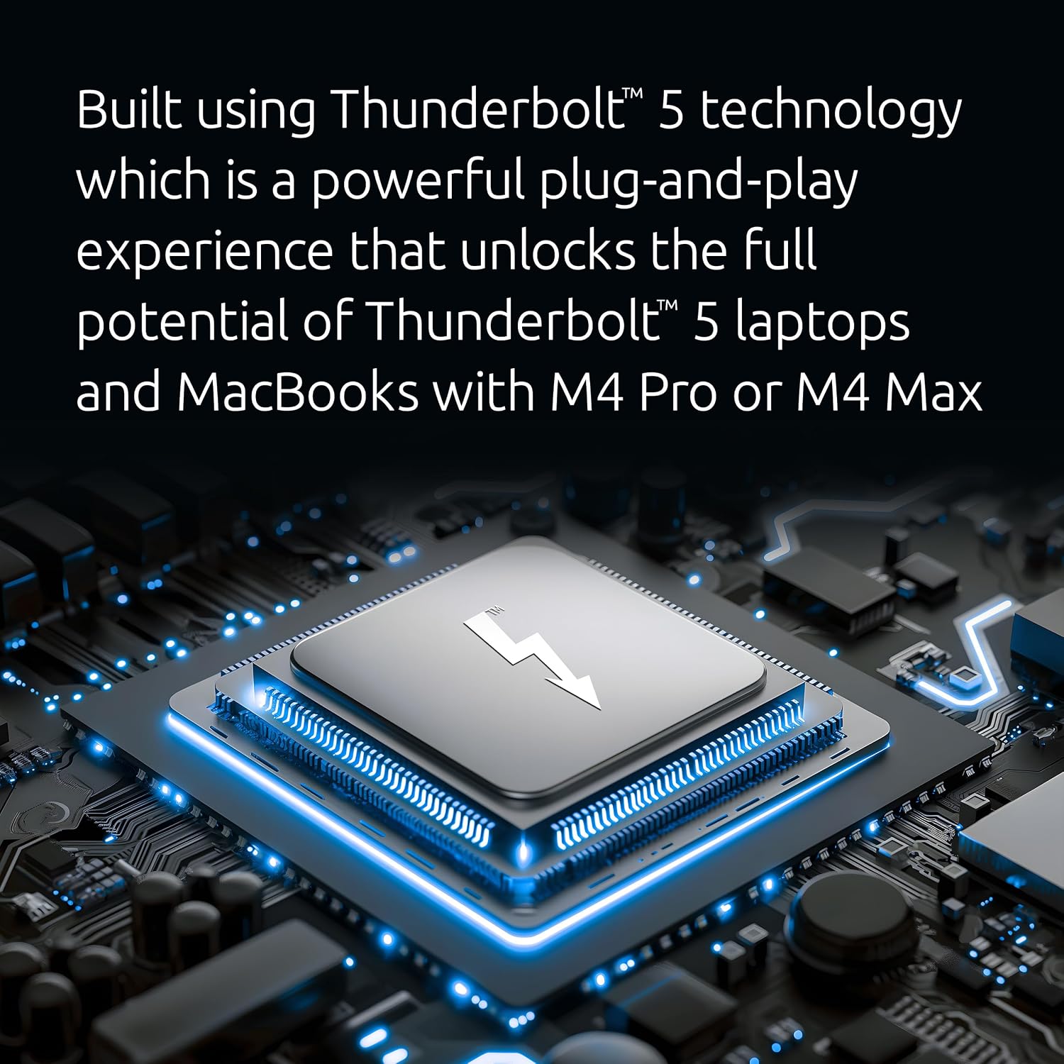Kensington SD5000T5 Thunderbolt 5 Docking Station, Dual 6K at 60Hz, 140W PD, Compatible with MacBook M1/M2/M3/M4/M5 and Windows Thunderbolt 5 Laptops (K35201NA) Black