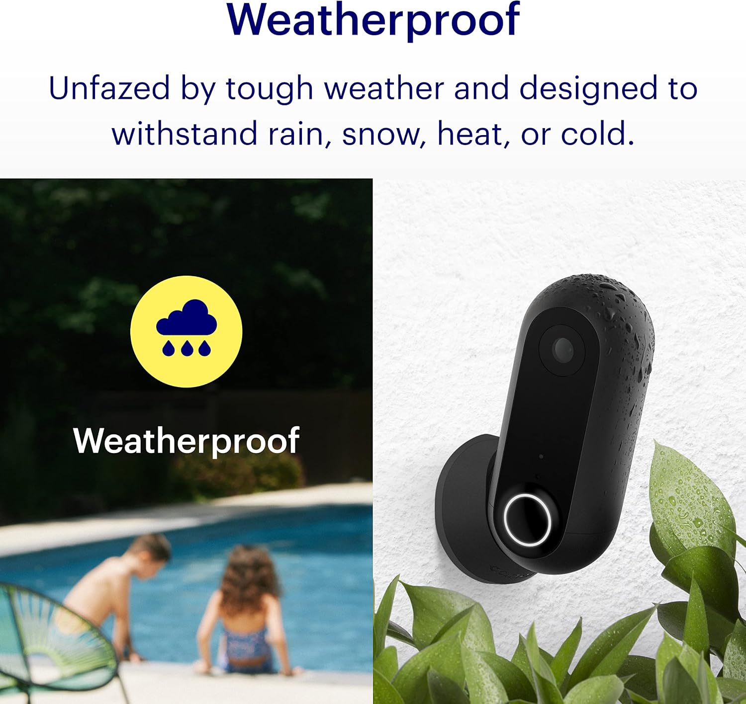 Canary Flex 3 Pack Outdoor Indoor Home Security Camera, Weatherproof, Wire-Free or Plugged in, 2-Way Talk, Baby Monitor, Compatible with Alexa