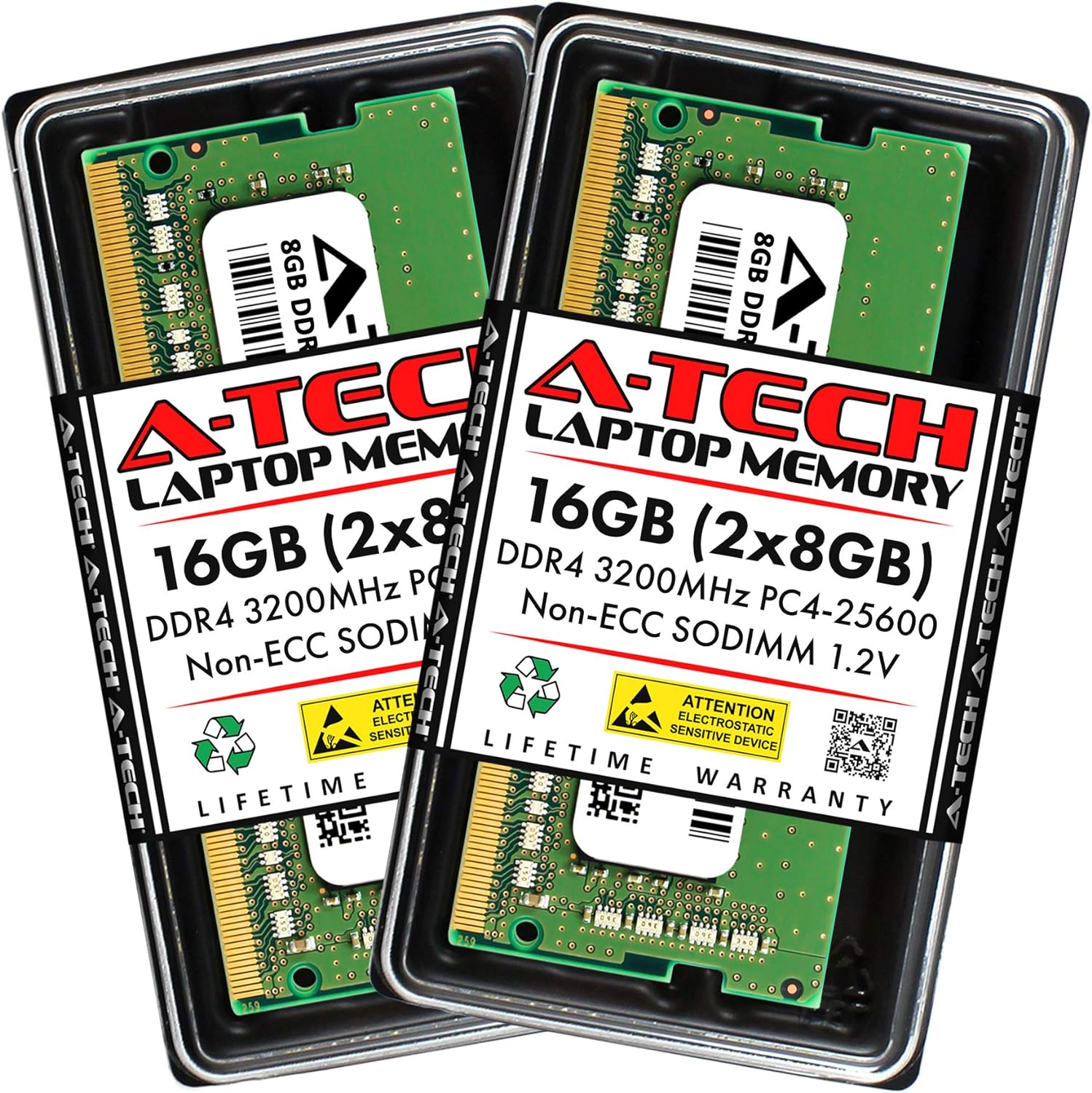 A-Tech 16GB Kit (2x8GB) RAM for Lenovo Legion 5/5i Gaming Laptop | DDR4 3200MHz PC4-25600 SODIMM 1.2V 260-Pin Non-ECC SO-DIMM Memory Upgrade