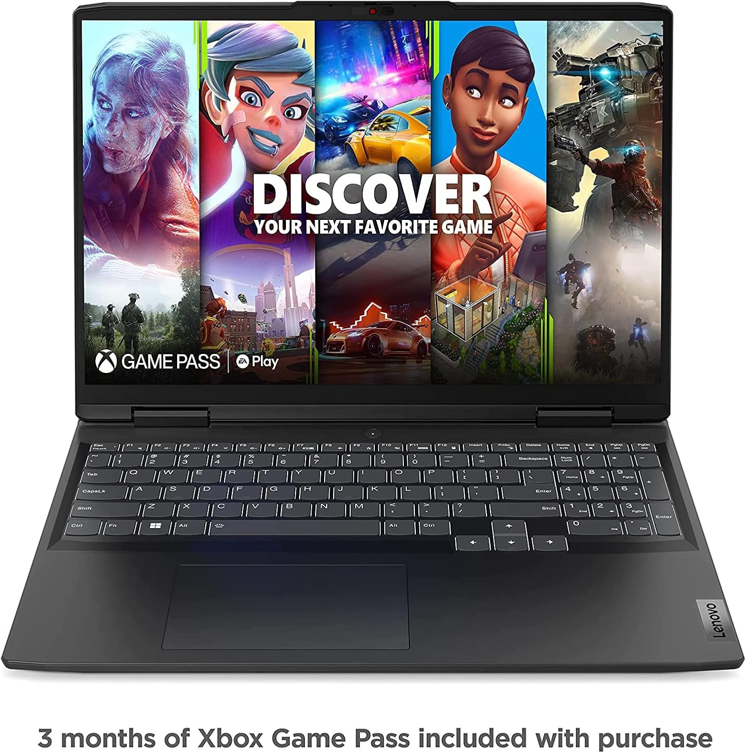 Lenovo Ideapad 3i Gaming 15.6' FHD 120Hz Laptop, Intel Core i7-12700H, 16GB RAM 2TB PCIe SSD, GeForce RTX 3050Ti Graphics, Backlit Keyboard, Onyx Grey with TWE HDMI Cable