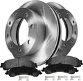 Rear Brake Kit Compatible with 2000 2001 2002 2003 2005 2006 2007 Chevy Suburban 2500, Silverado GMC Sierra Yukon XL 1500 2500 HD Brake Pads and Rotors Kit, Ceramic Brakes Rear 12.99' Rotor