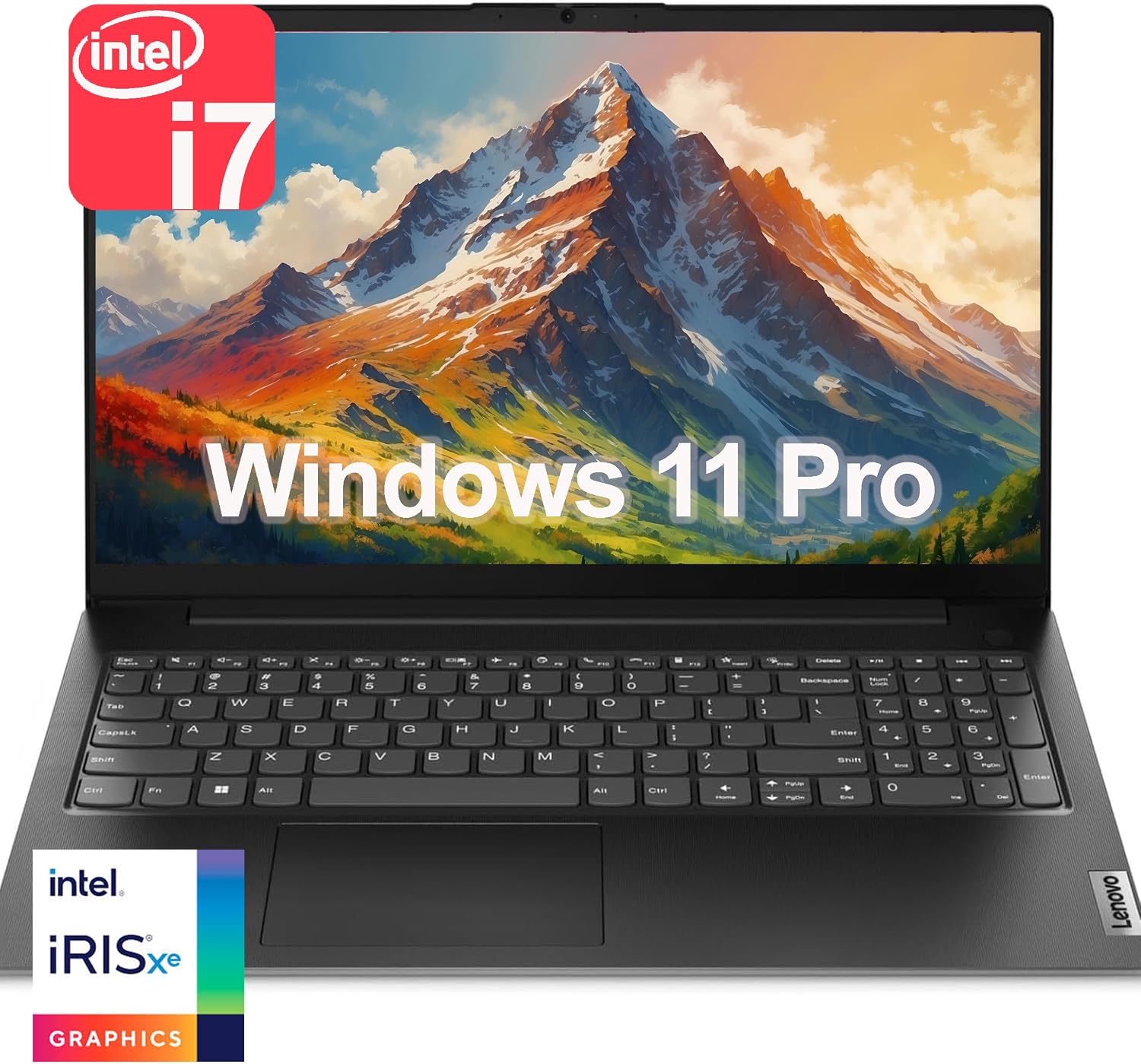 Lenovo V15 G3 Business Laptop, 15.6' FHD Screen, 12th Gen Intel 10 Cores i7-1255U up to 4.7GHz, 16GB RAM, 1TB PCIe SSD, HD Camera with Privacy Shutter, Wi-Fi, HDMI, Windows 11 Home, Black