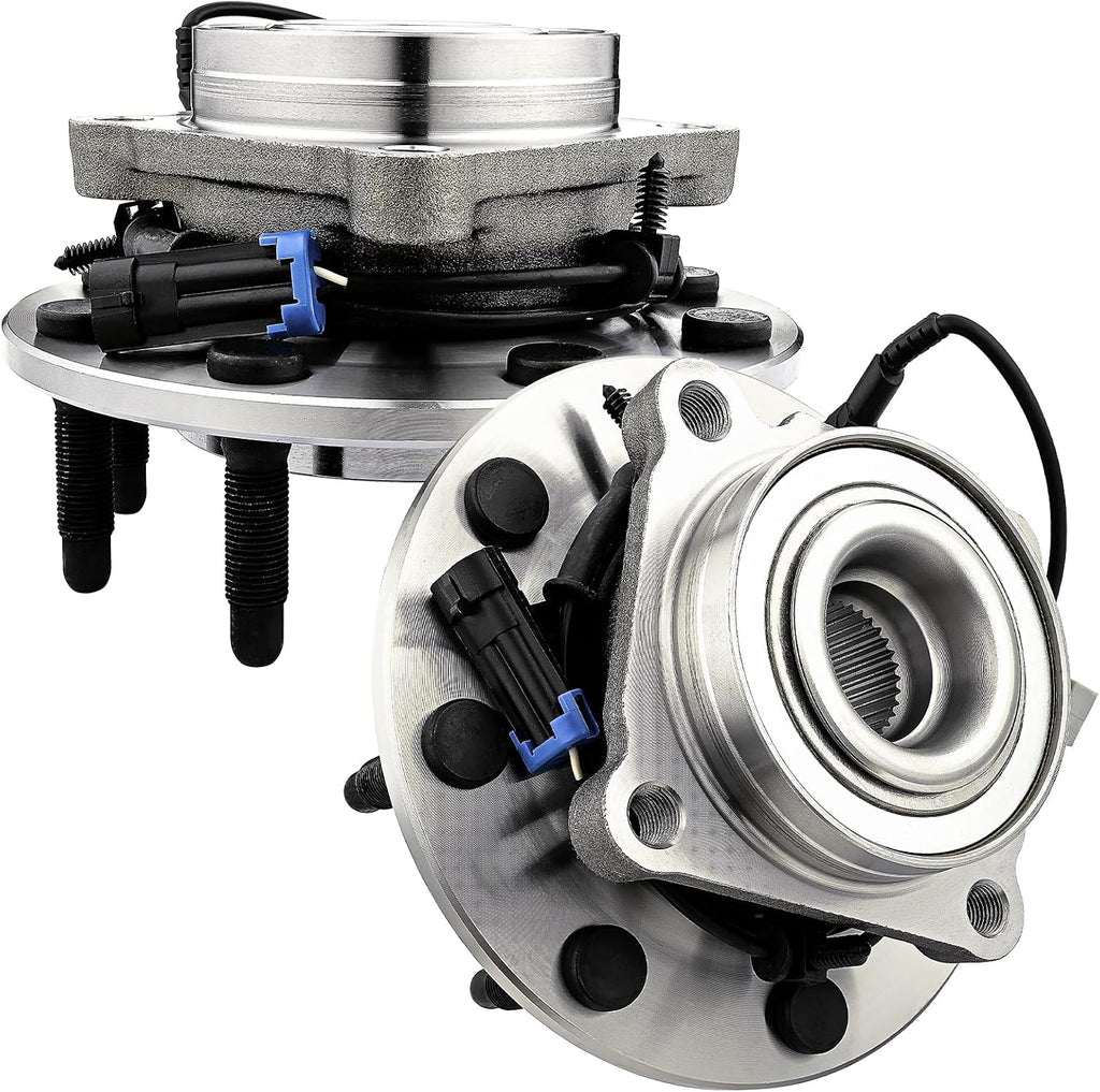 JLEO 515098 Pair (2) Front Wheel Bearing Hub Assembly Fits for 2007-2010 Chevy Silverado 2500HD 3500HD,Suburban 2500,for 2007-2010 GMC Sierra 2500HD 3500HD,Yukon XL 2500,for 2008-2009 Hummer H2