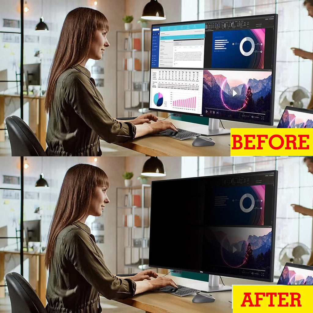45 Inches Privacy Screen Filter for 21:9 Ultrawide Curved Monitor | Computer Privacy Shield | Anti Glare | Anti Blue Light Protector