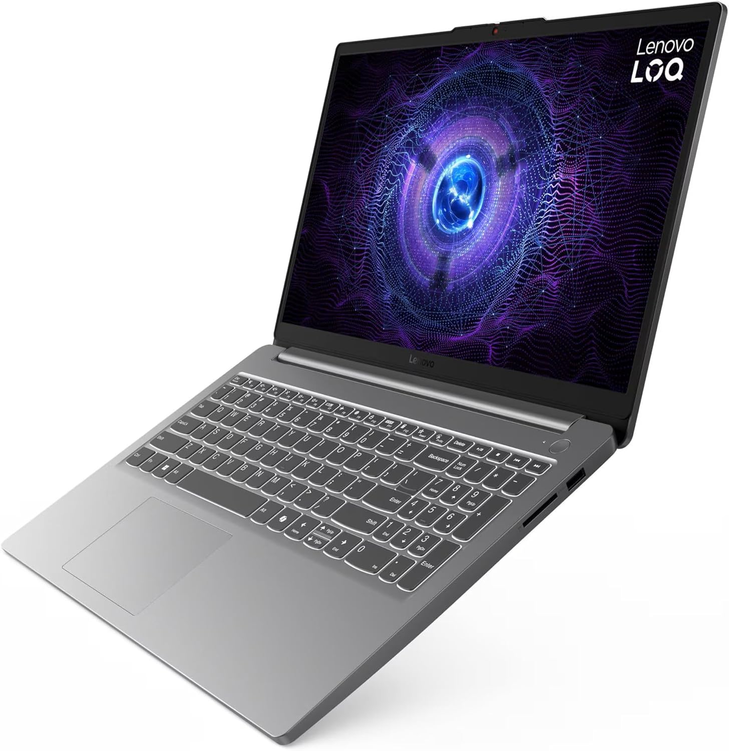 Lenovo LOQ Essential Gaming Laptop, 15.6' FHD 144Hz Display, 8-core Intel Core i5-12450HX, GeForce RTX 3050, 16GB DDR5, 1TB SSD, Wi-Fi 6, RJ-45, USB-C, HDMI, Card Reader, Non-Backlit, Win 11 Pro