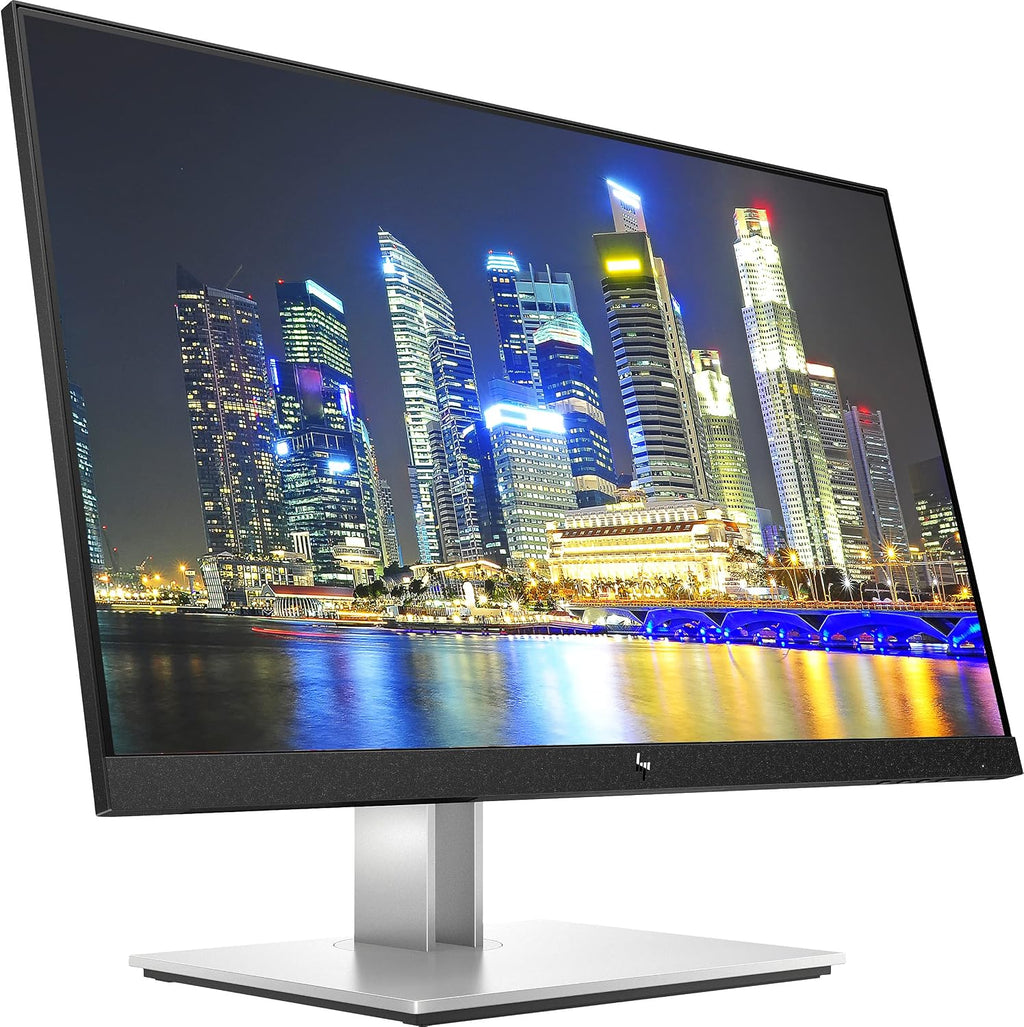 HP EliteDisplay E24 G4 24 Inch IPS FHD Multi-Device Monitor Bundle with Blue Light Filter, HDMI, DisplayPort, HDMI to USB-C Adapter, Compatible with MacBook, MacBook Pro, iPad and iPhone