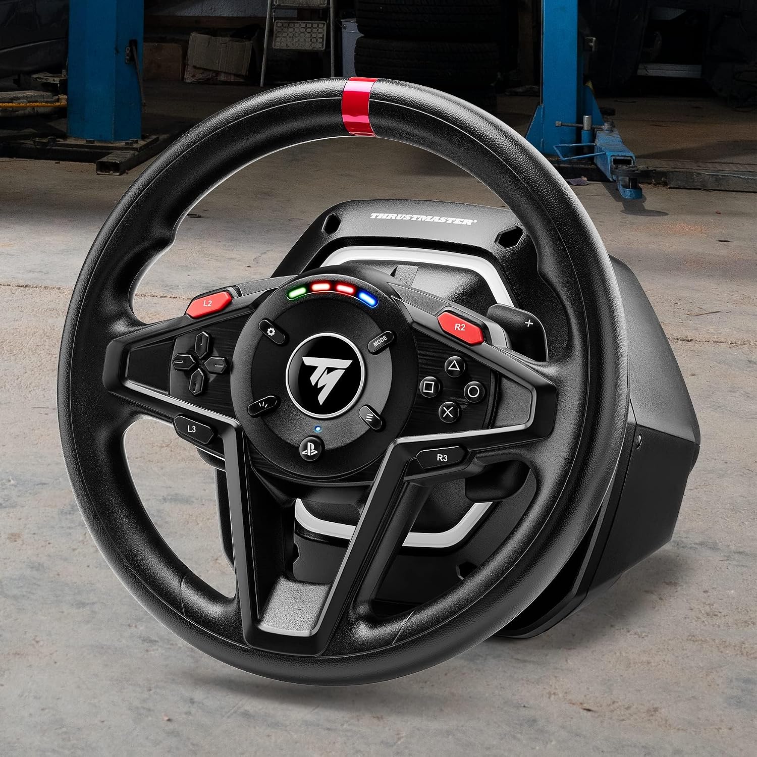 Thrustmaster T128 Racing Wheel & Pedal Set for PS5, PS4 and PC – Force Feedback Gaming Steering Wheel for Driving Simulator