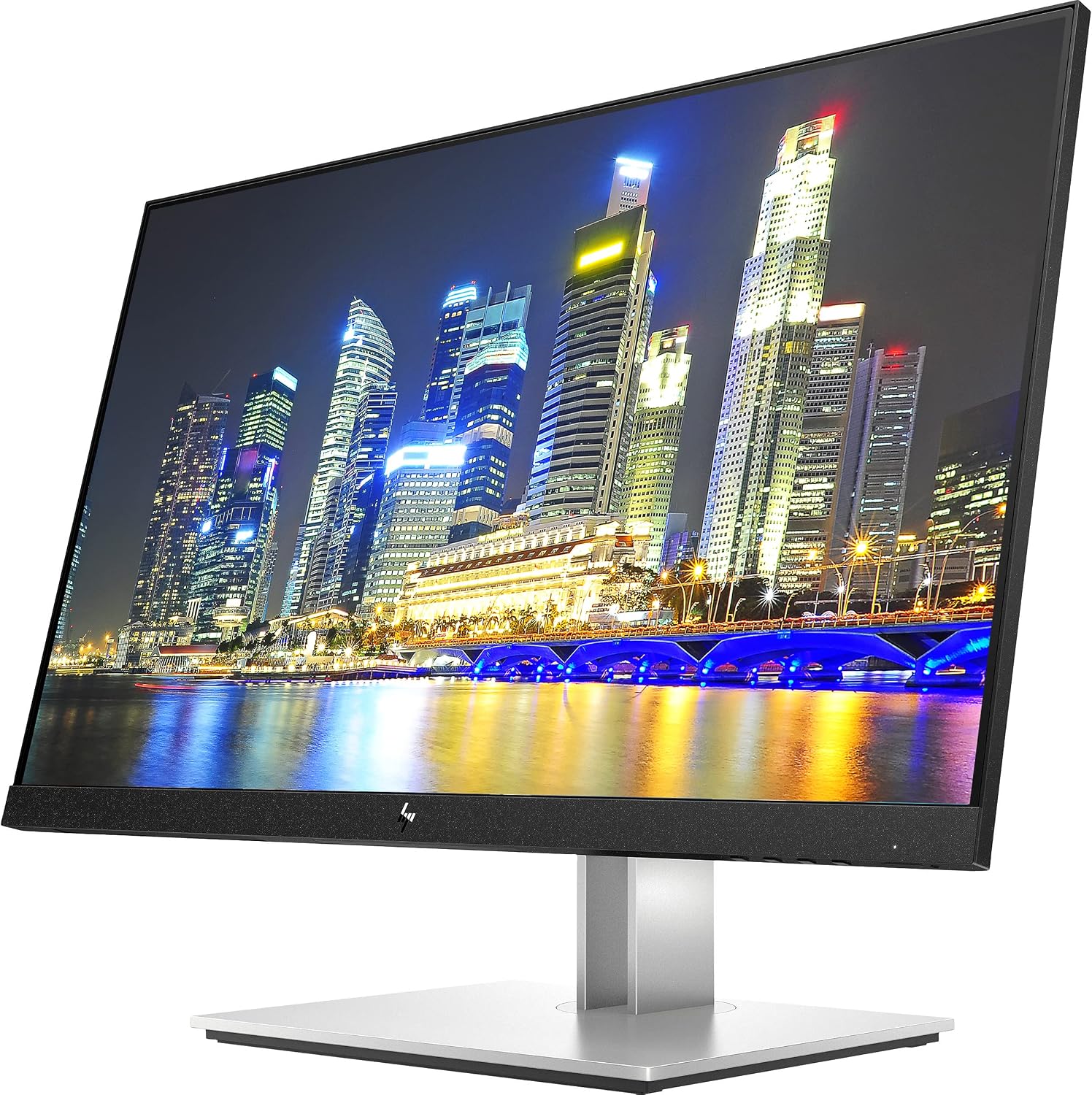 HP EliteDisplay E24 G4 24 Inch IPS FHD Multi-Device Monitor Bundle with Blue Light Filter, HDMI, DisplayPort, HDMI to USB-C Adapter, Compatible with MacBook, MacBook Pro, iPad and iPhone
