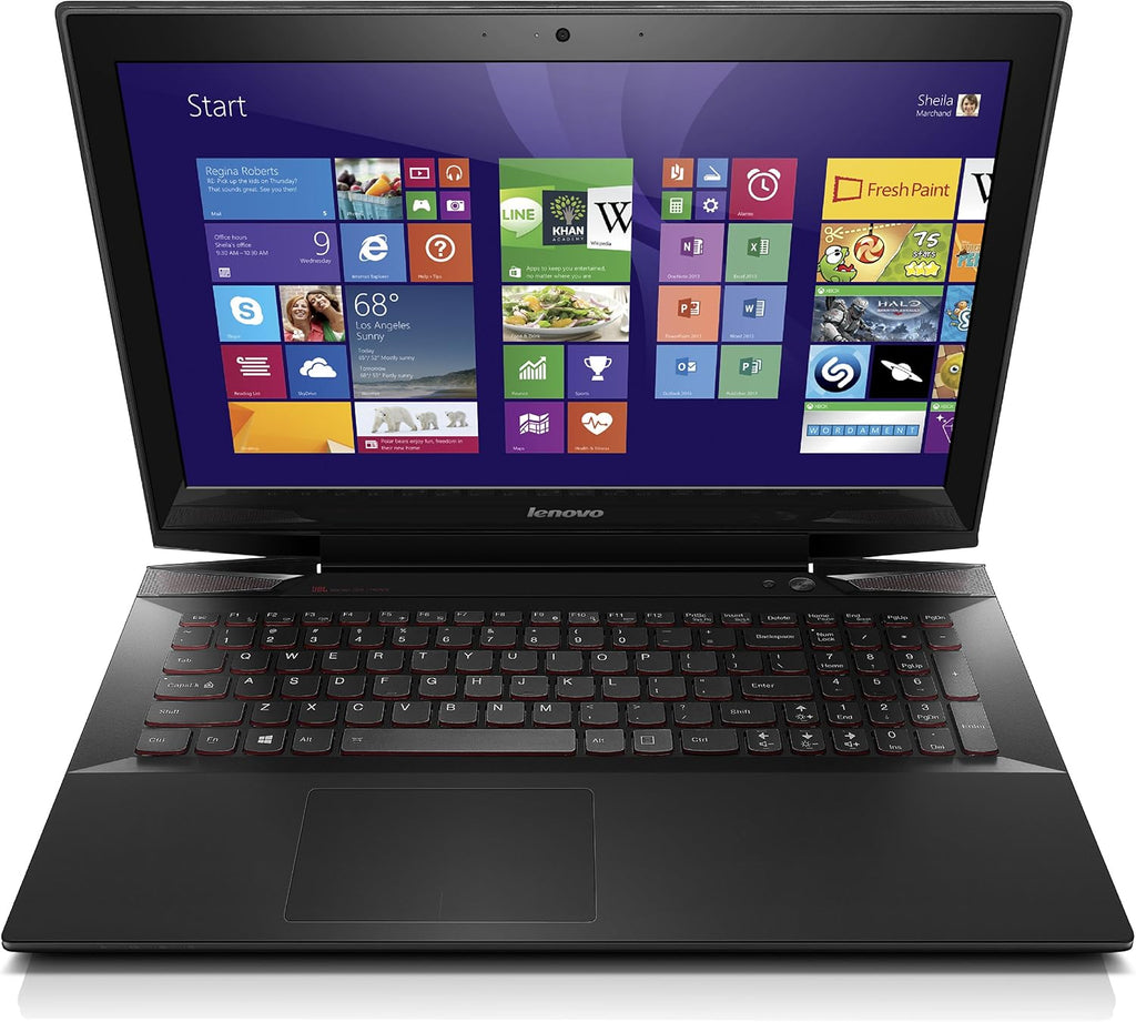 Lenovo Y50 59441400 Gaming Laptop (Windows 8, Intel Core i7-4720HQ, 15.6' LED-lit Screen, Storage: 16 GB, RAM: 16 GB) Black